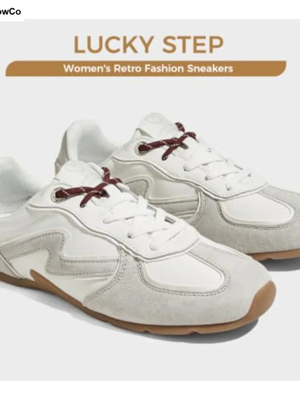 Retro Fashion Sneakers Women Casual Lace-Up Thin Sole Non-Slip Suede